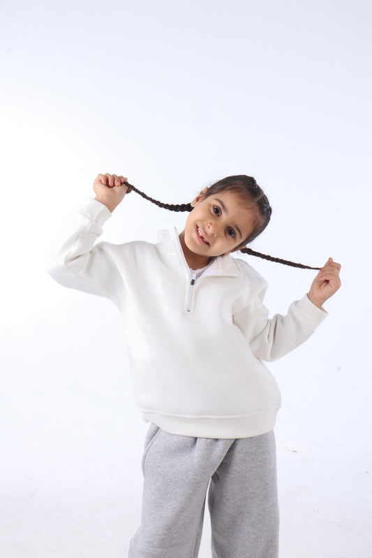 Cream Breeze Quarter Zip