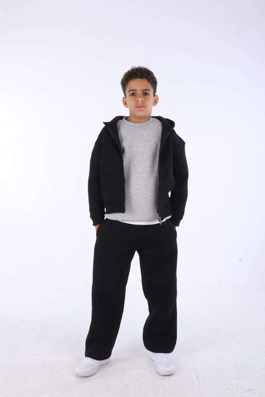 Black Explorer Zip-up