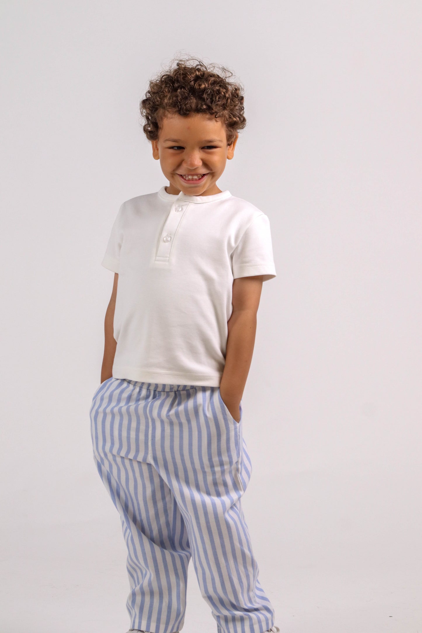 Henley White T-shirt