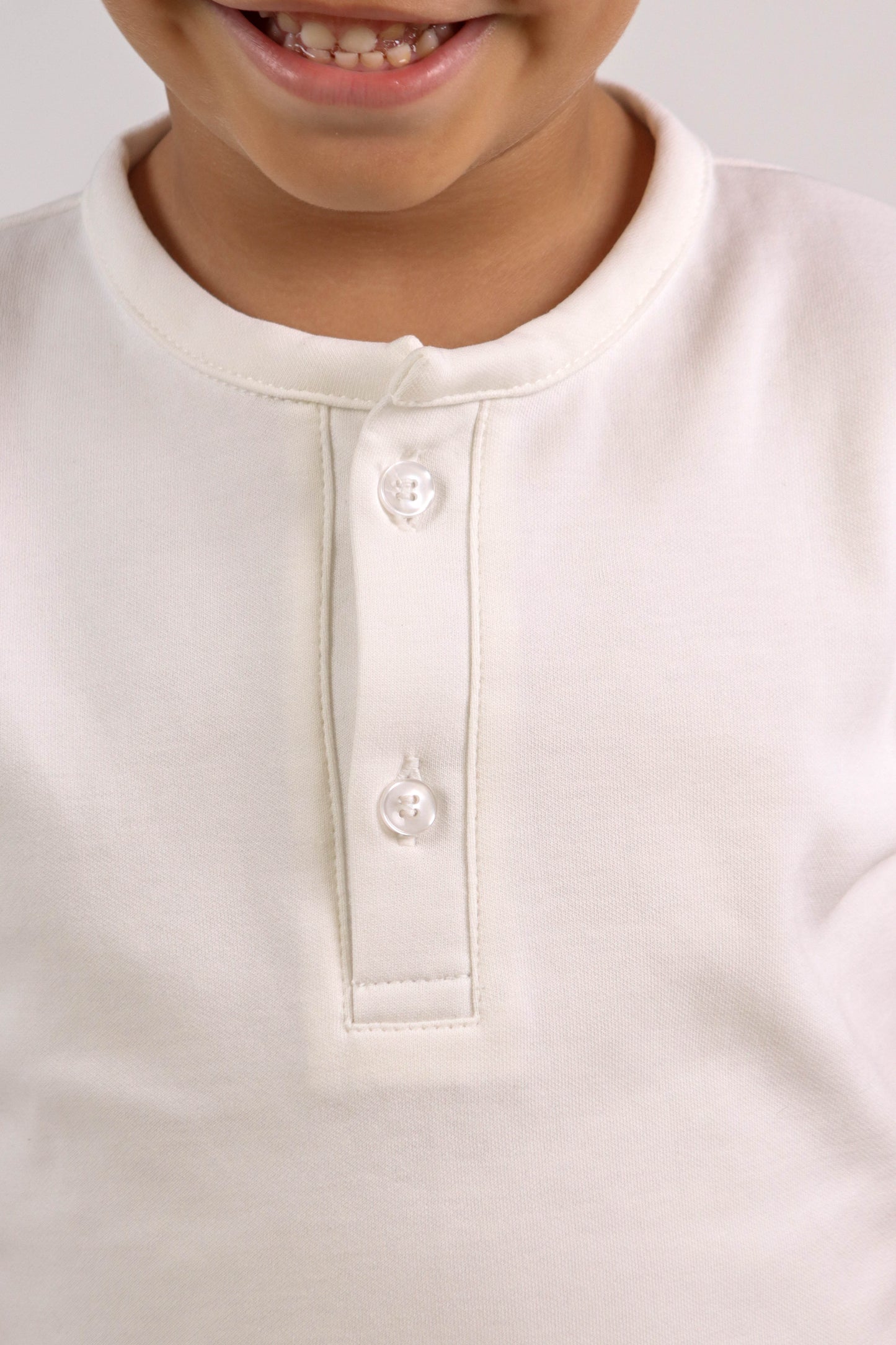 Henley White T-shirt
