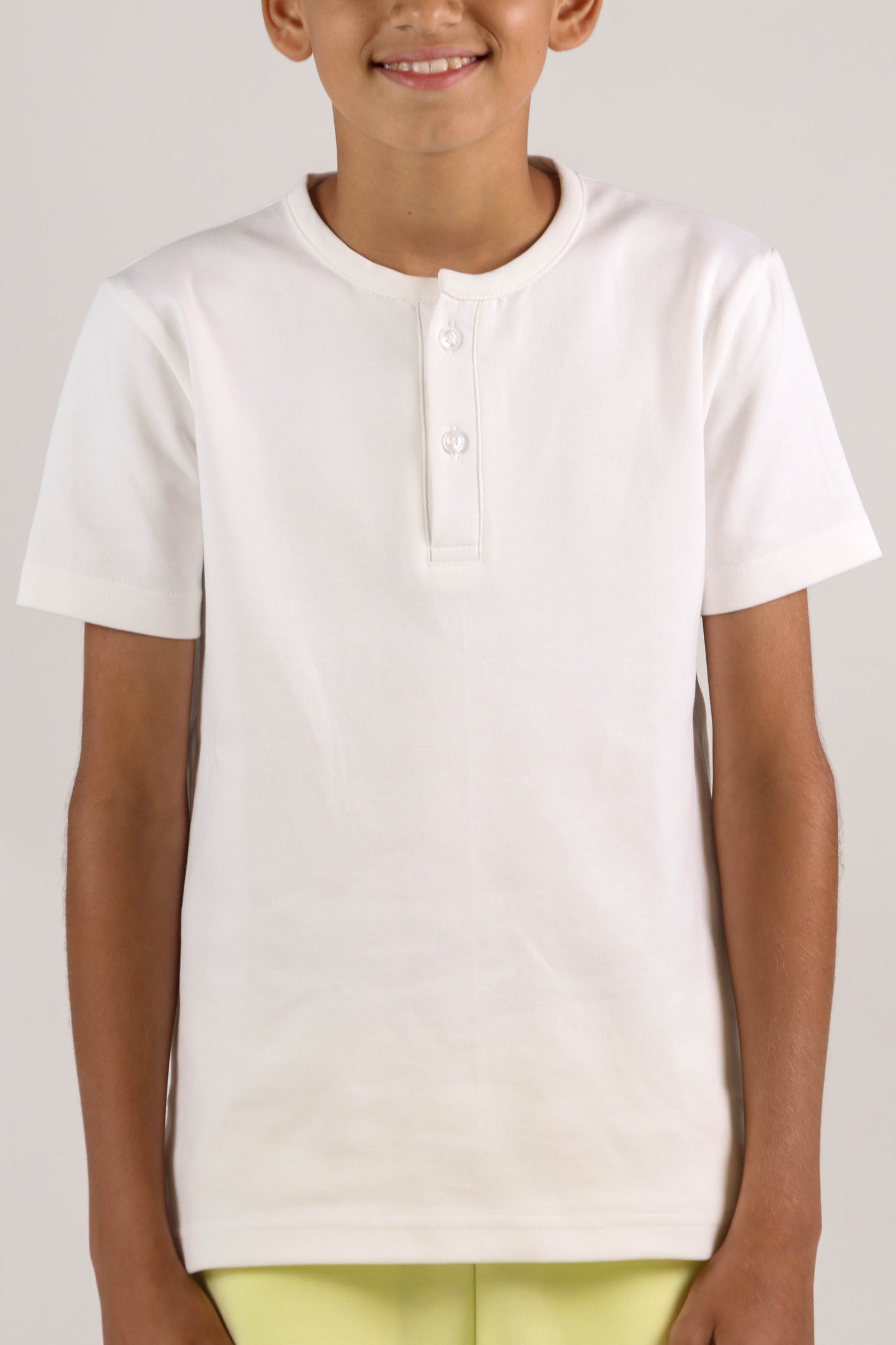 Henley White T-shirt