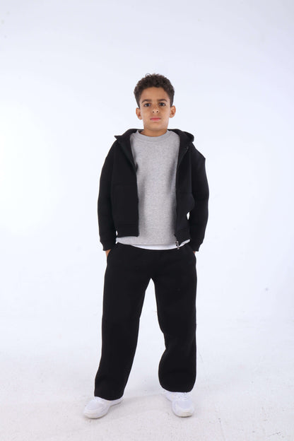 Black Explorer Zip-up