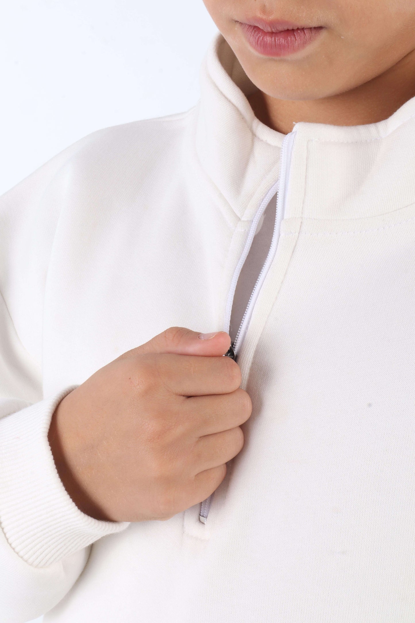 Cream Breaze Quarter Zip