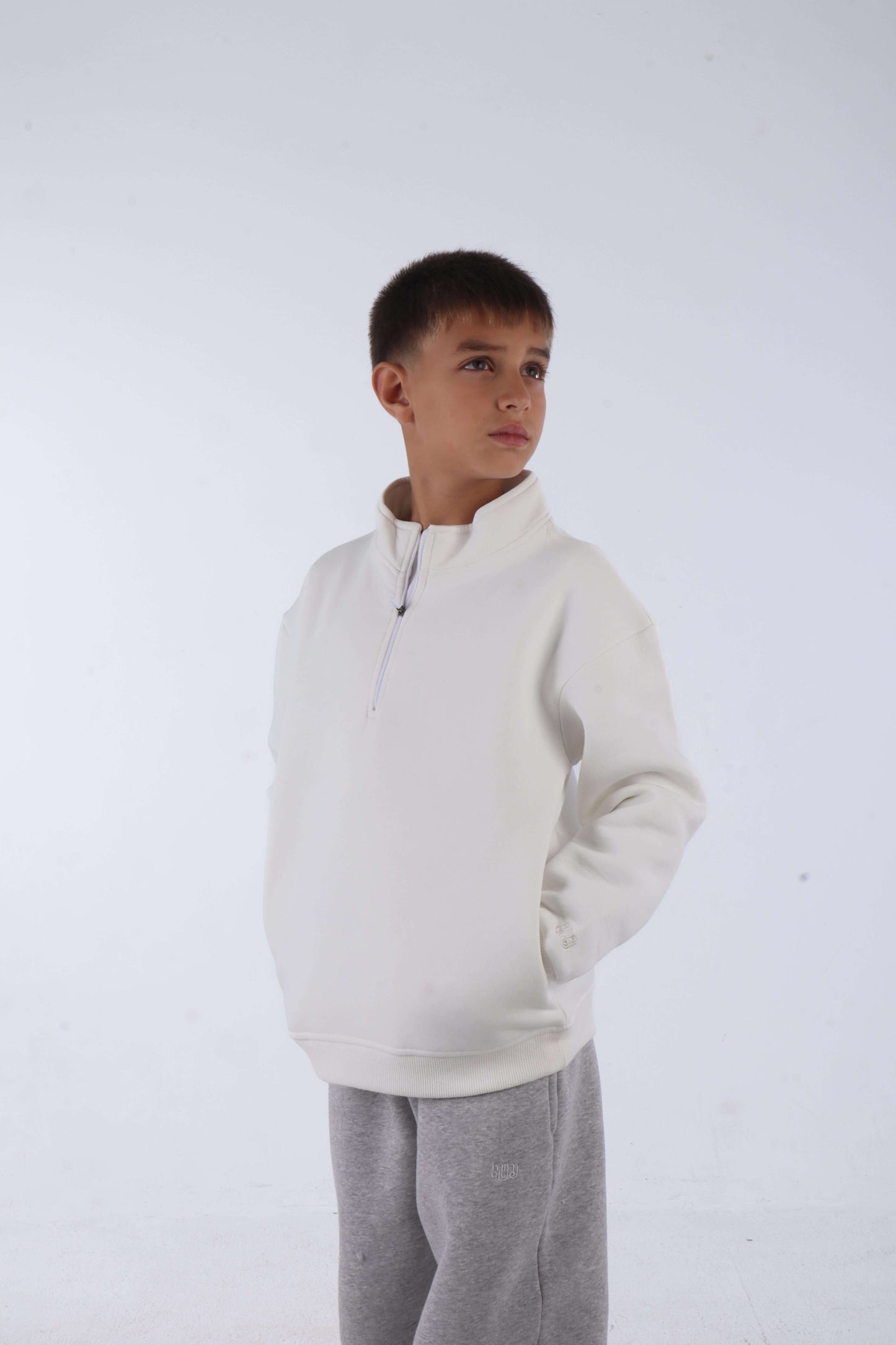 Cream Breaze Quarter Zip