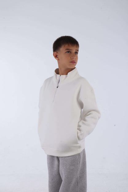 Cream Breaze Quarter Zip