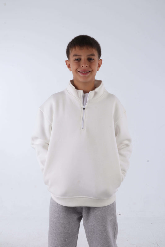 Cream Breaze Quarter Zip