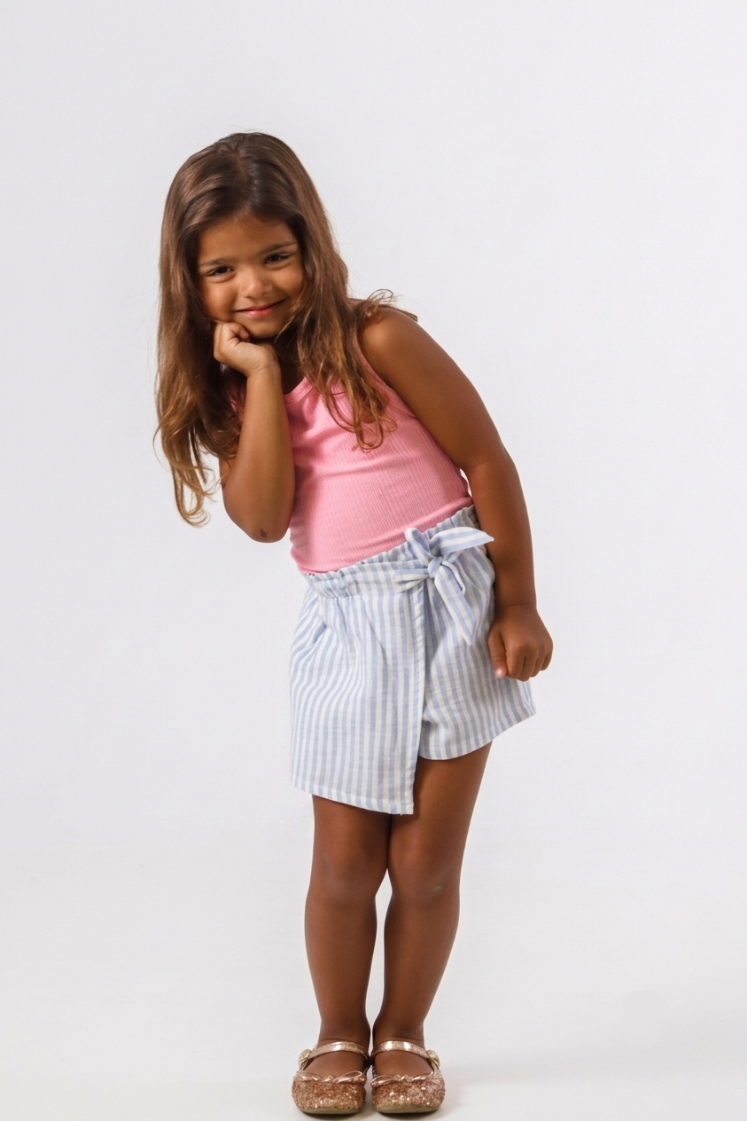 Striped Skort